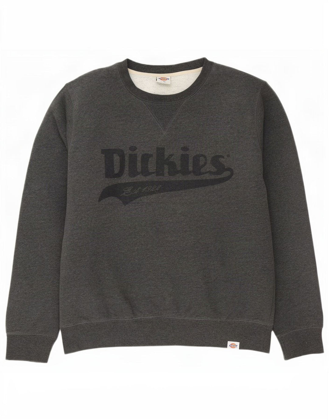 Dickies Felpa grafica da uomo Maglione grande cotone grigio