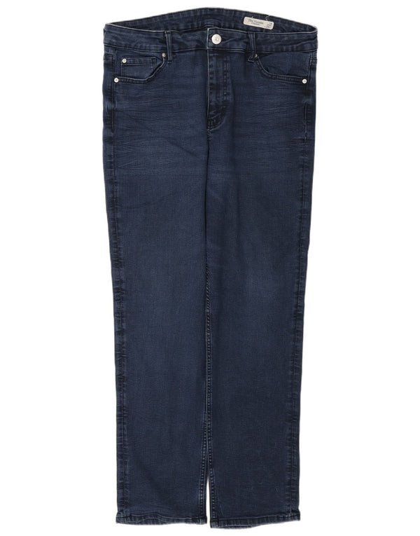 Marks & Spencer Jeans dritti da donna The Sienna UK 16 Large W34 L27 Blu