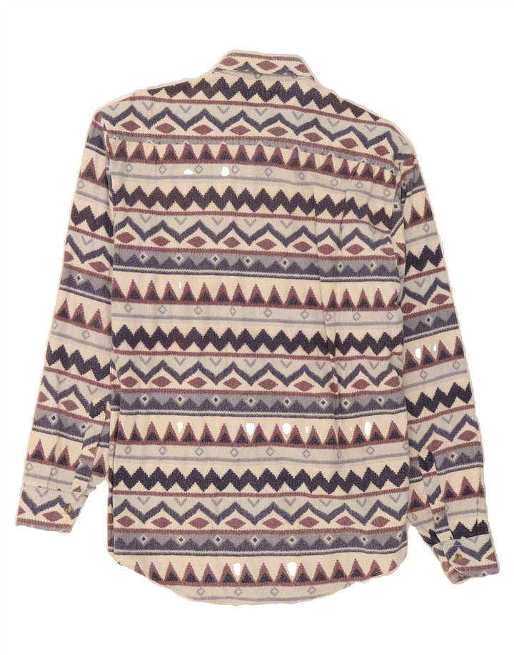 TURNPIKE Mens Shirt Large Multicoloured Geometric Vintage Turnpike and Second-Hand Turnpike from Messina Hembry 