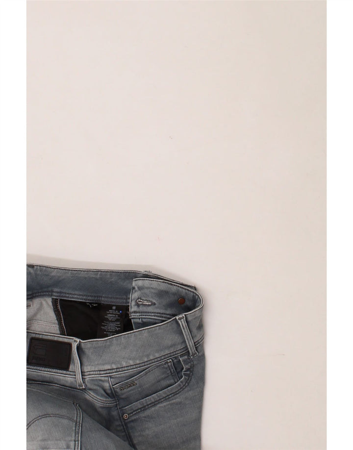 G-STAR Womens Lynn Skinny Jeans W32 L34 Grey Polyester Vintage G-Star and Second-Hand G-Star from Messina Hembry 