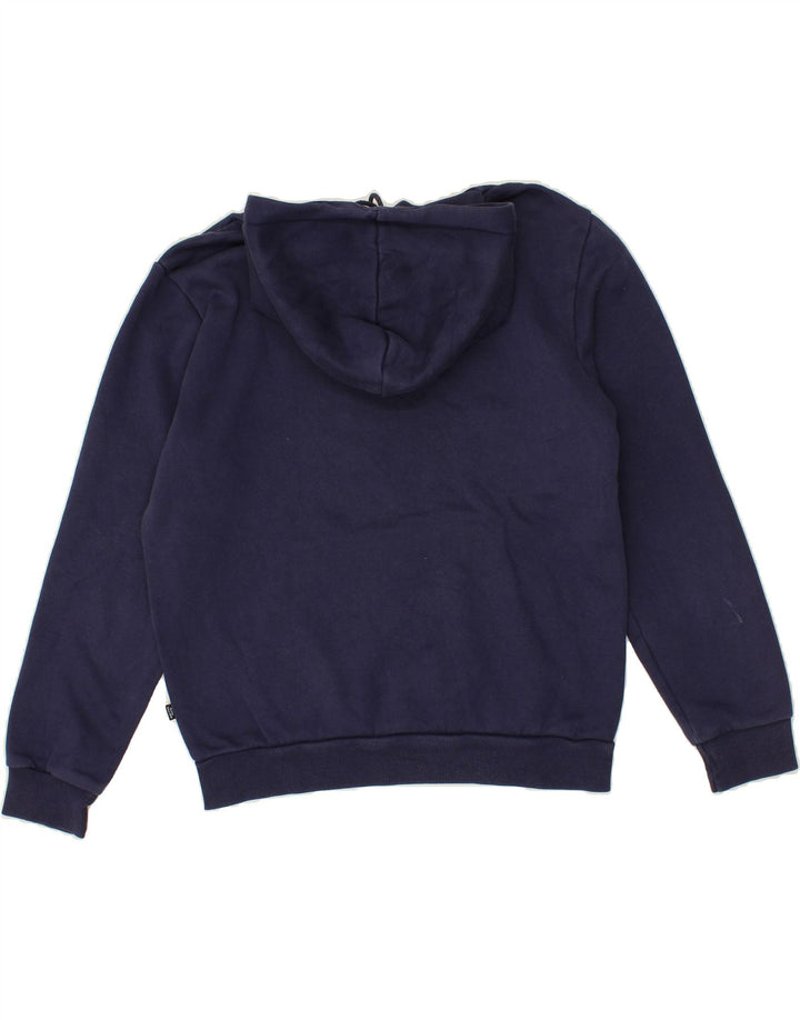 PUMA Mens Hoodie Jumper Small Navy Blue Vintage Puma and Second-Hand Puma from Messina Hembry 