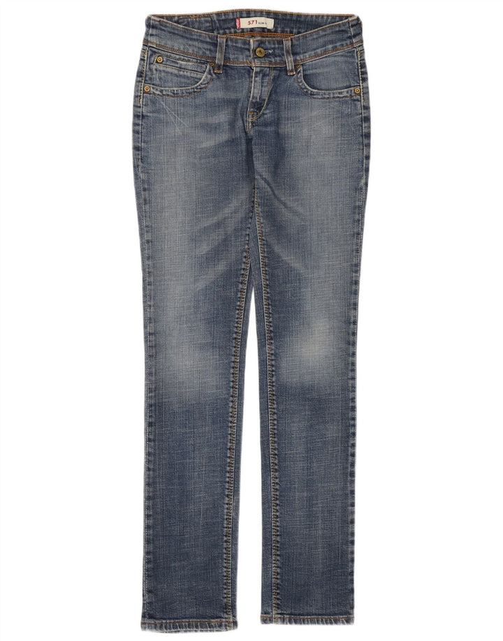 Jeans Levi's 571 Slim da donna W29 L31 Blu