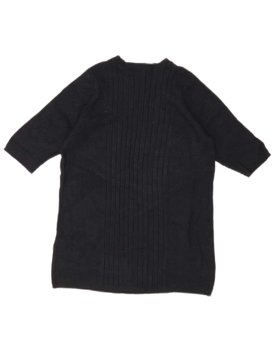 Maglione maglione con scollo a barca da donna Marks & Spencer UK 12 medio blu navy