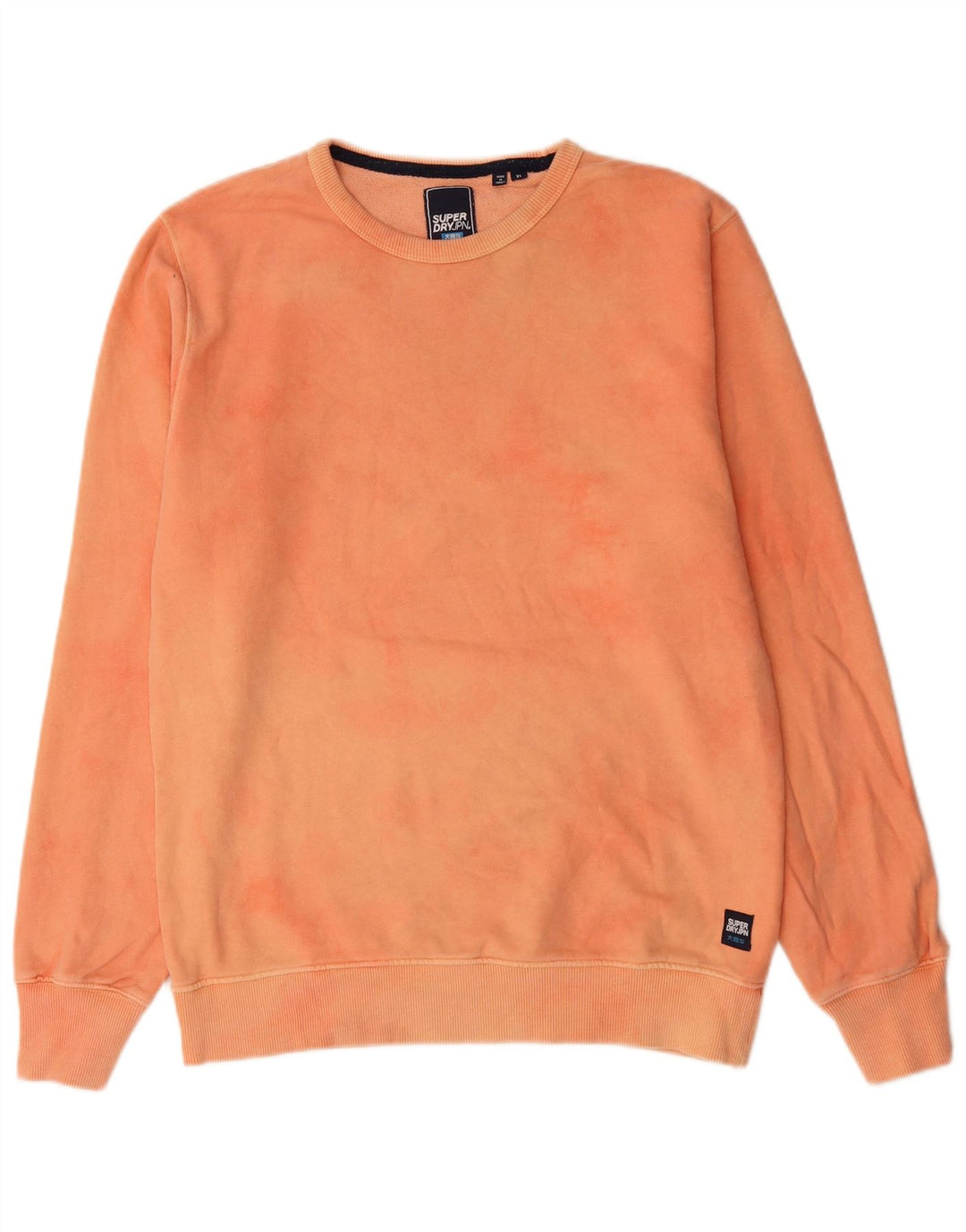 Felpa da uomo Superdry Jumper XL arancione Tie Dye Cotton