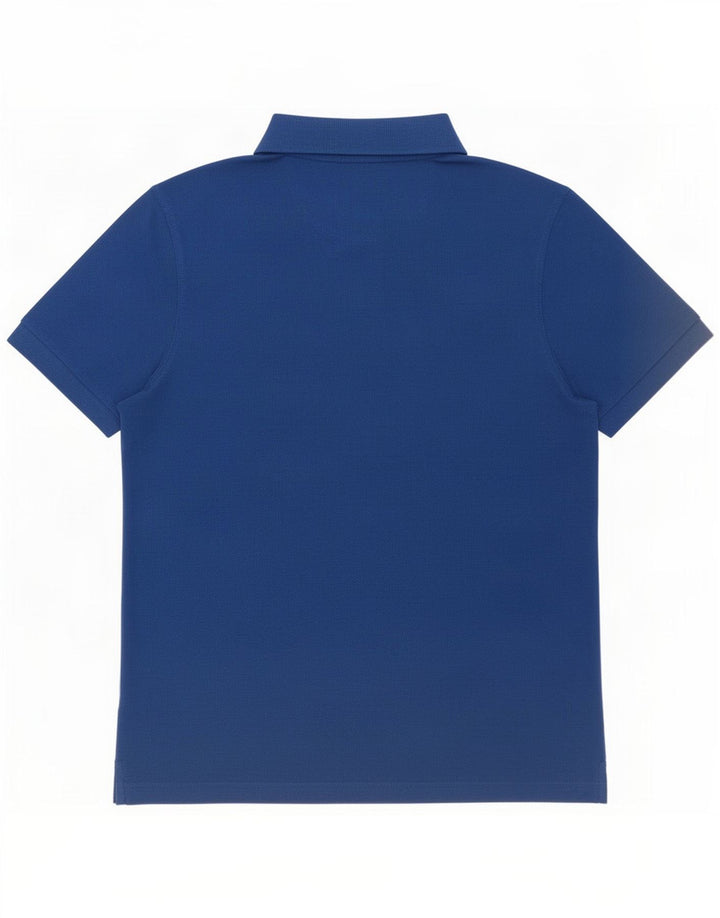 Polo da uomo Farah grande in cotone blu navy