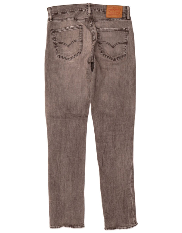Levi's Uomo 511 Slim Jeans W31 L34 Cotone Grigio