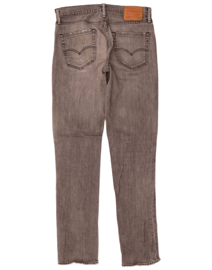 Levi's Uomo 511 Slim Jeans W31 L34 Cotone Grigio