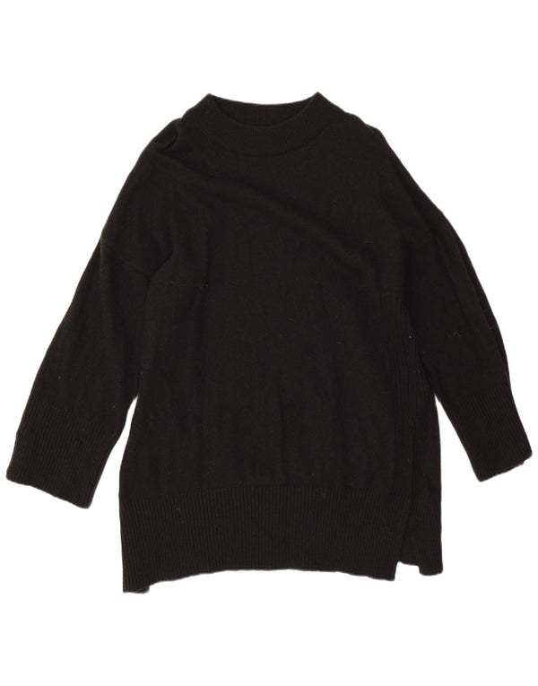 Maglione maglione collo alto da donna Barbour UK 10 piccolo nero