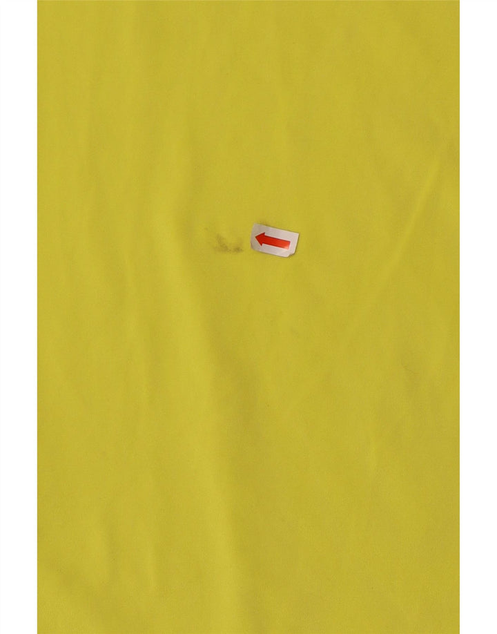 Nike Uomo Dri Fit T-shirt Top Large Giallo Poliestere Sport