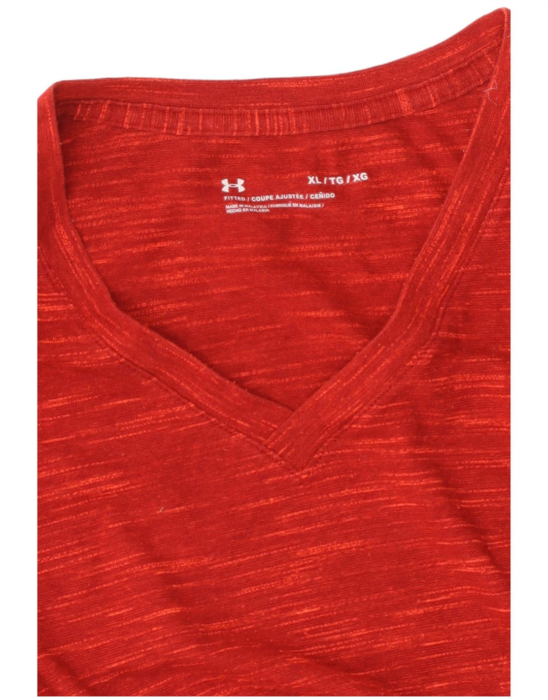Maglietta da uomo UNDER ARMOUR XL rossa chiazzata