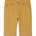 Pantaloncini casual da uomo Marlboro Classics medi W30 in cotone giallo