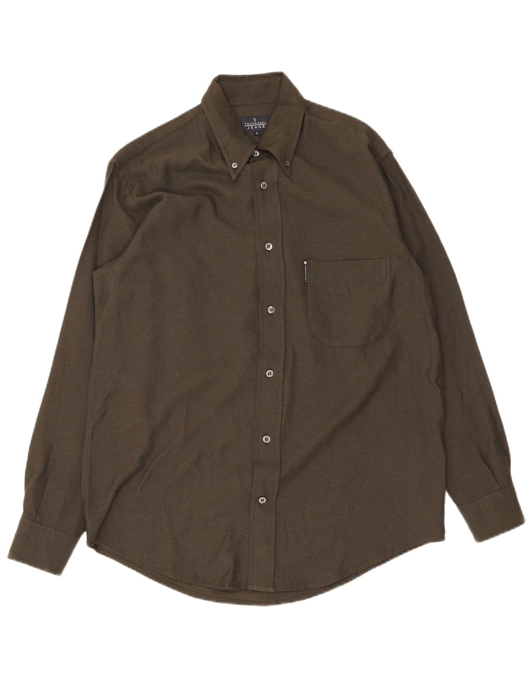 Camicia Trussardi Uomo Small Kaki Viscosa