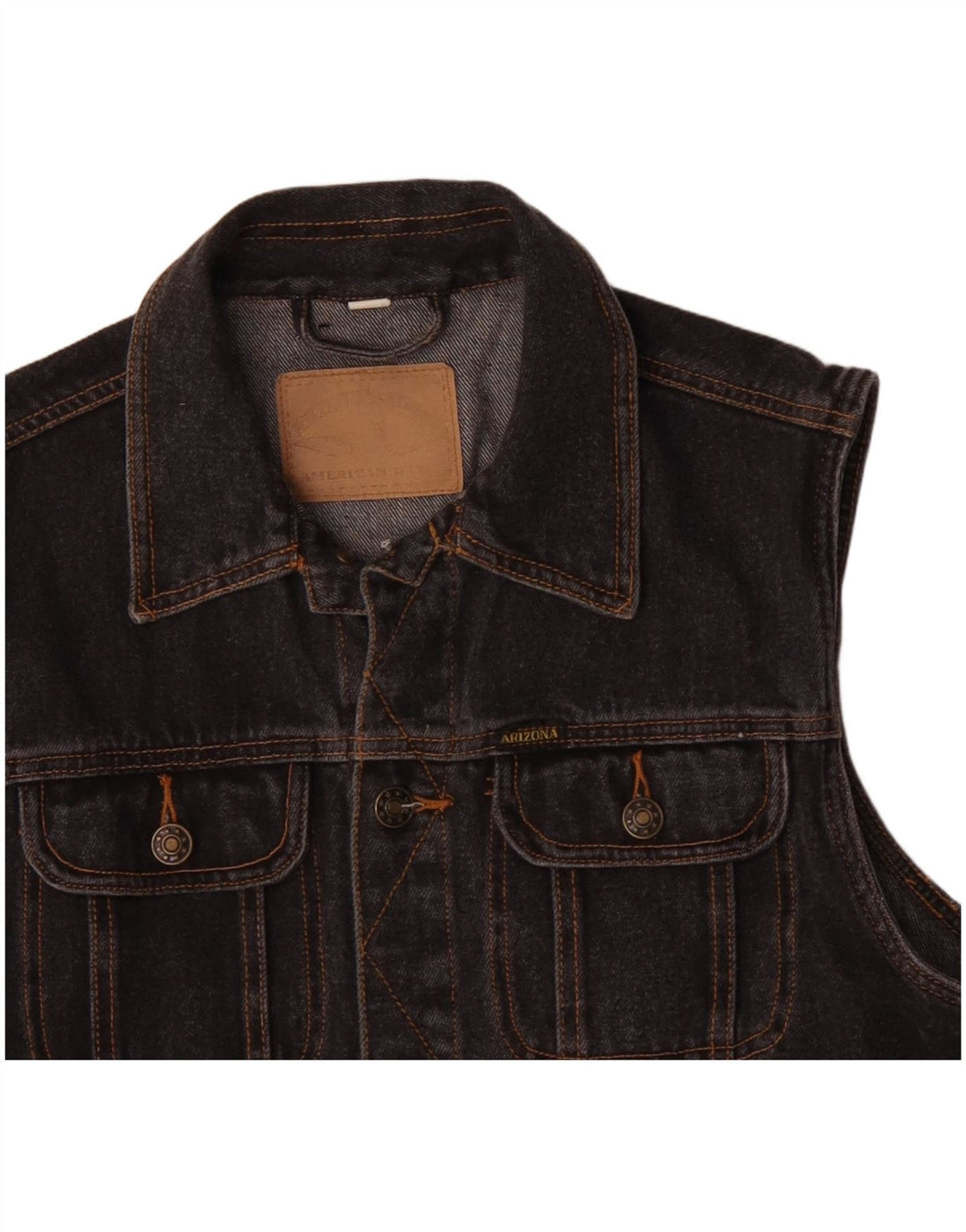 Gilet in denim per ragazzi Arizona 13-14 anni in cotone grigio