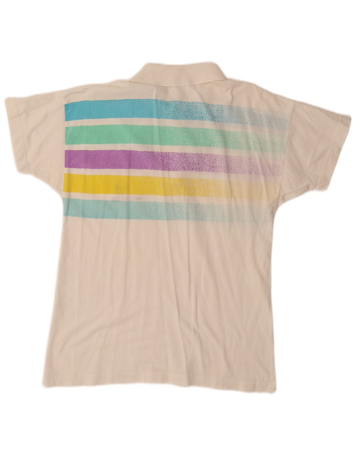 SERGIO TACCHINI Polo Uomo Piccola Rigata Bianca in Cotone