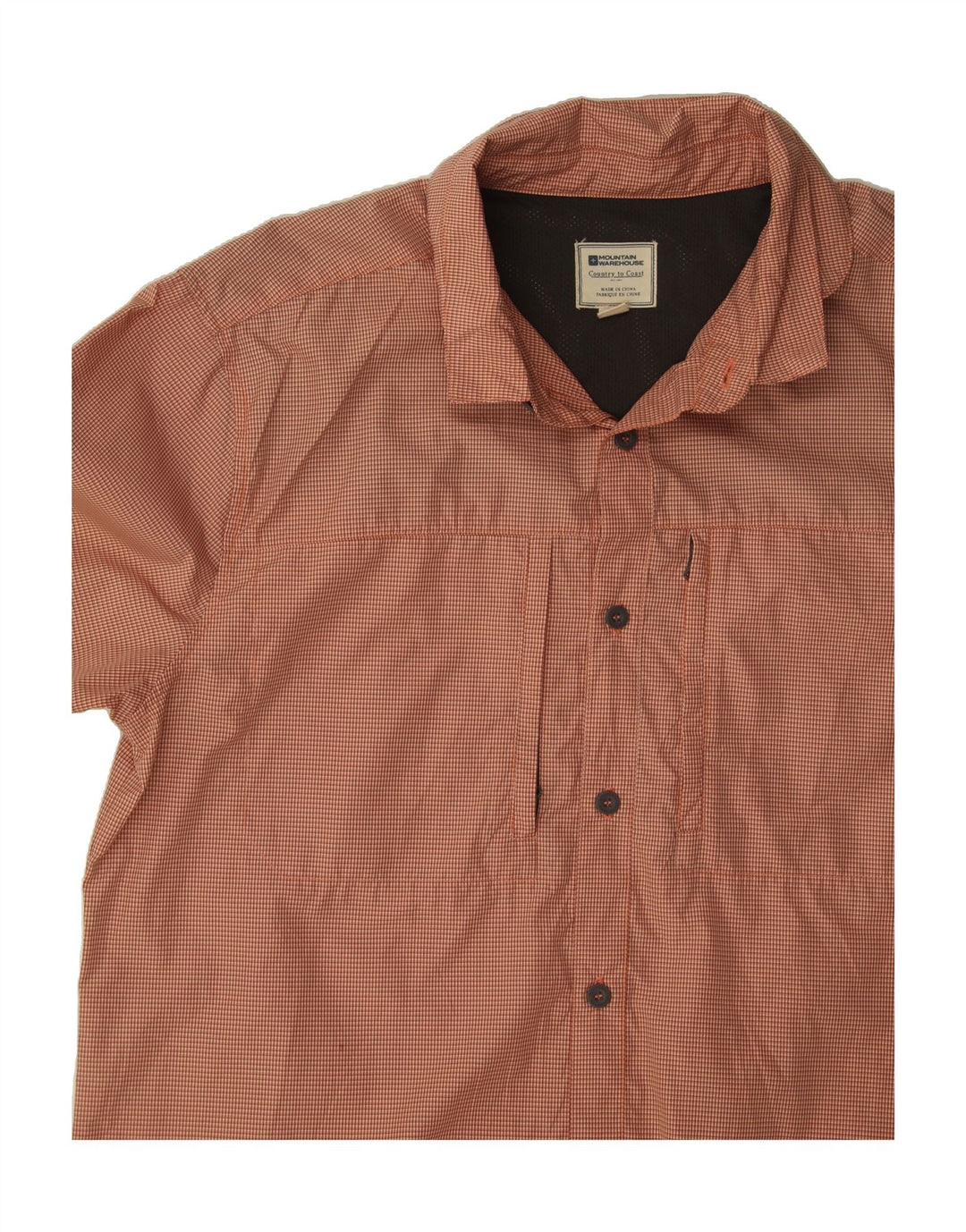 MOUNTAIN WAREHOUSE Mens Shirt Large Red Houndstooth Vintage Mountain Warehouse and Second-Hand Mountain Warehouse from Messina Hembry 