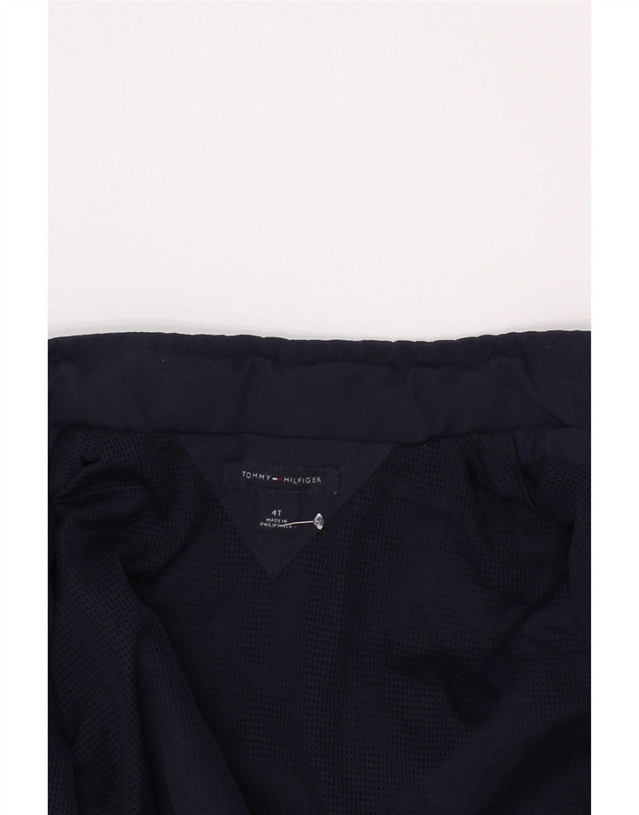 Giubbotto bomber grafico da bambino Tommy Hilfiger 3-4 anni in poliestere blu navy