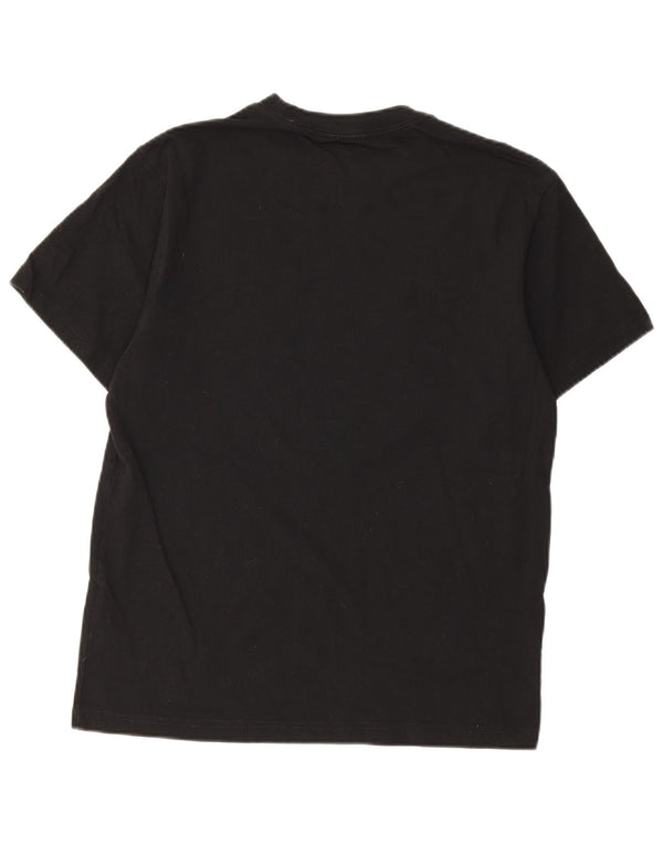 Carhartt Mens Graphic T-Shirt Top Medium Black Cotton