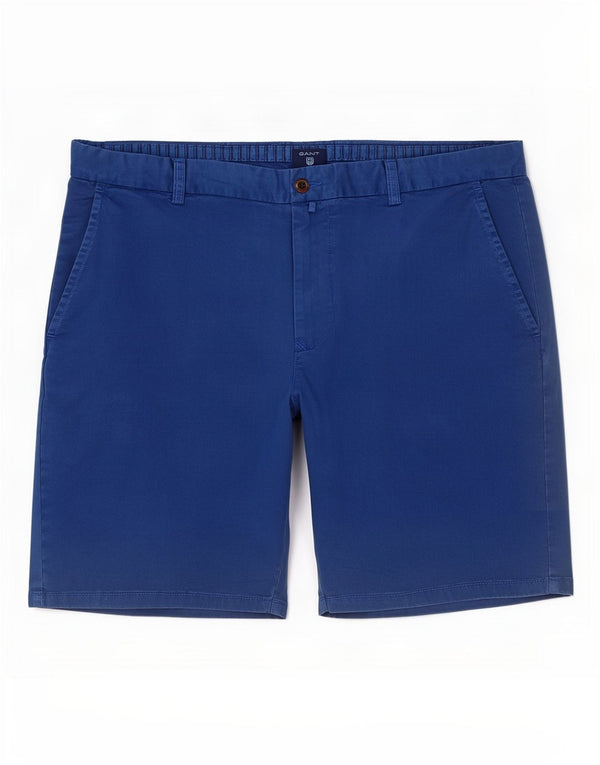Pantaloncini chino da uomo con vestibilità regolare Gant W40 XL in cotone blu