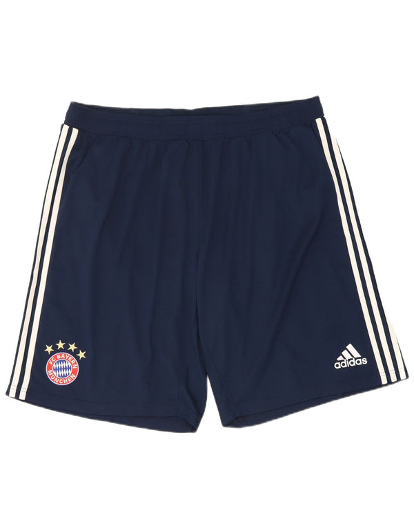 Pantaloncini sportivi da uomo Adidas FC Bayern Munchen Graphic 2XL poliestere blu navy