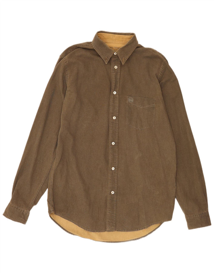 Camicia da uomo Murphy & Nye grande in cotone kaki