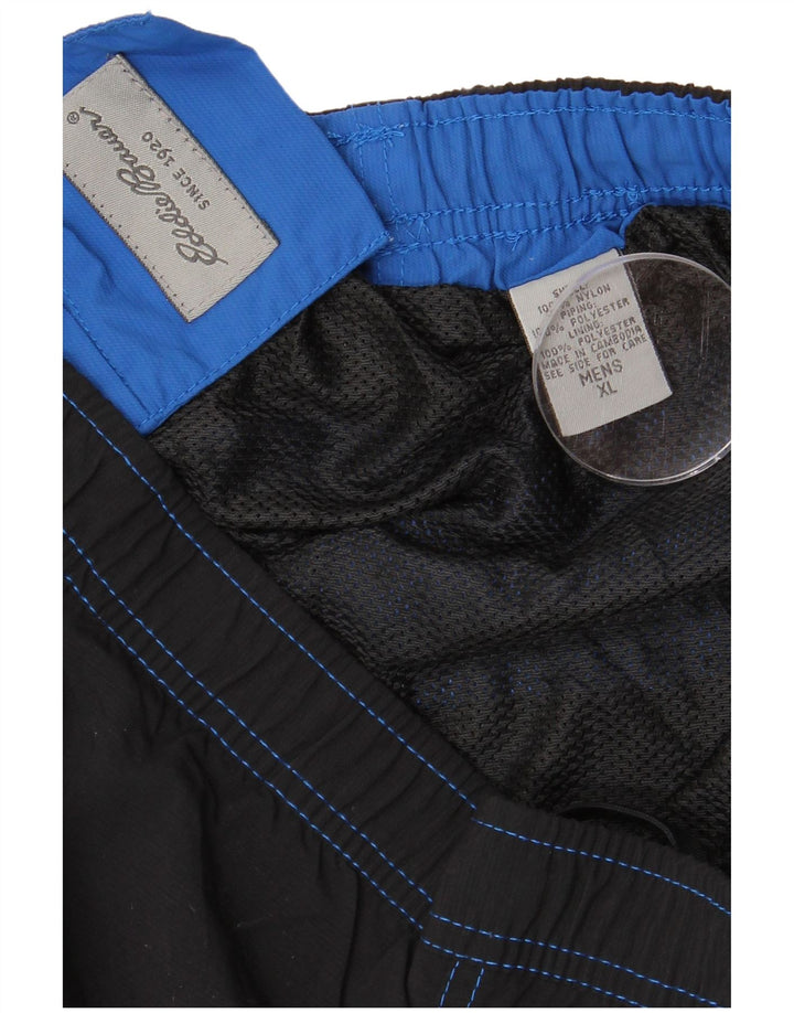 Pantaloncini da bagno da uomo EDDIE BAUER XL in nylon color block nero