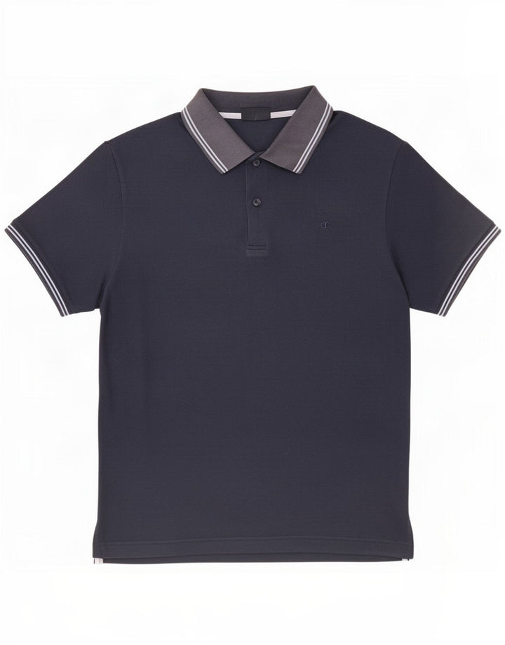 Polo da uomo Champion in cotone blu navy medio