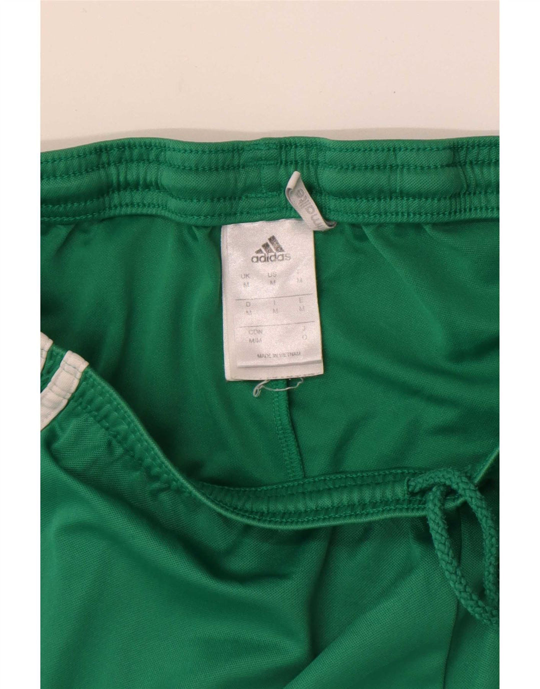 Pantaloncini sportivi Adidas Climalite da uomo in poliestere verde medio