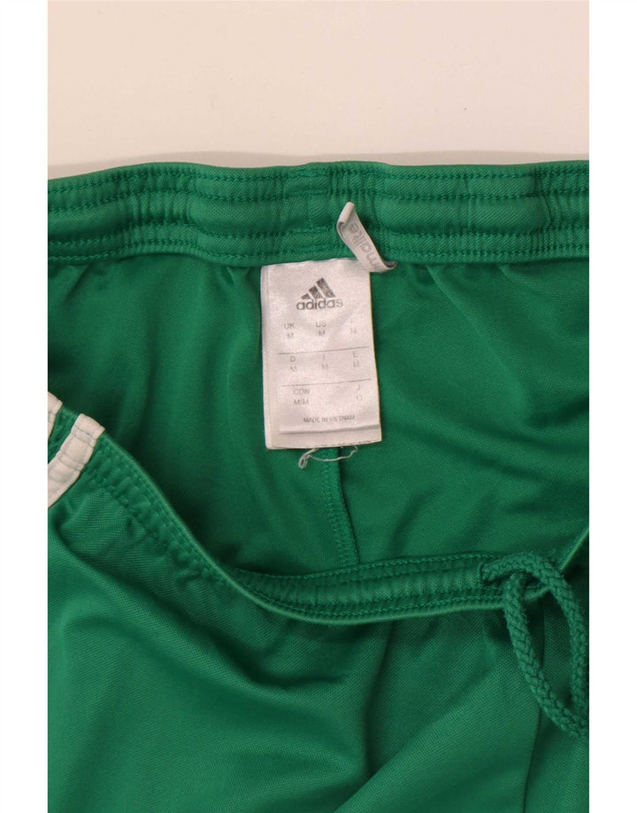 Pantaloncini sportivi Adidas Climalite da uomo in poliestere verde medio