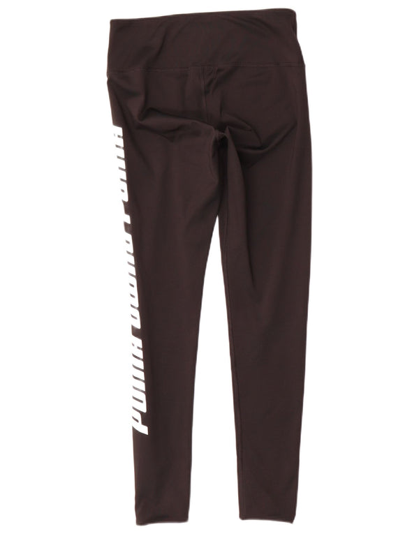 Leggings grafici da donna Puma UK 10 Small Nero Poliestere