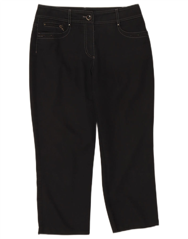 Pantaloni corti dritti da donna GERRY WEBER W30 L23 neri