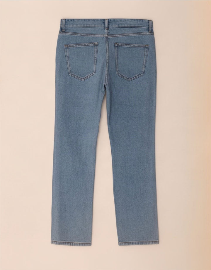 Jeans dritti da uomo Marks & Spencer W34 L29 cotone blu