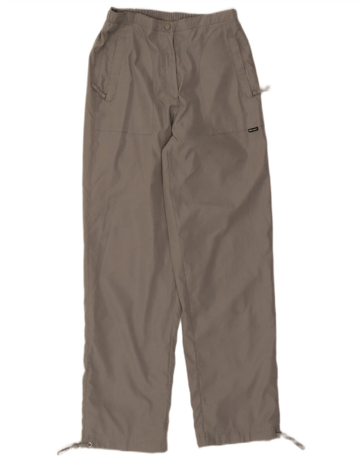 Pantaloni casual dritti da donna Champion Small W26 L30 poliestere grigio