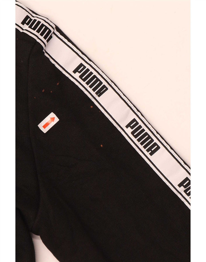 Felpa con cappuccio grafica da donna Puma Large Black Colourblock