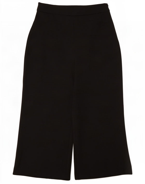 Pantaloni corti da donna a gamba larga Phase Eight UK 10 piccoli W28 L23 neri