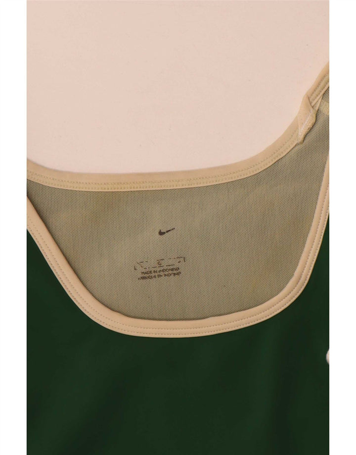 Canotta Nike da donna UK 14 Large verde color block