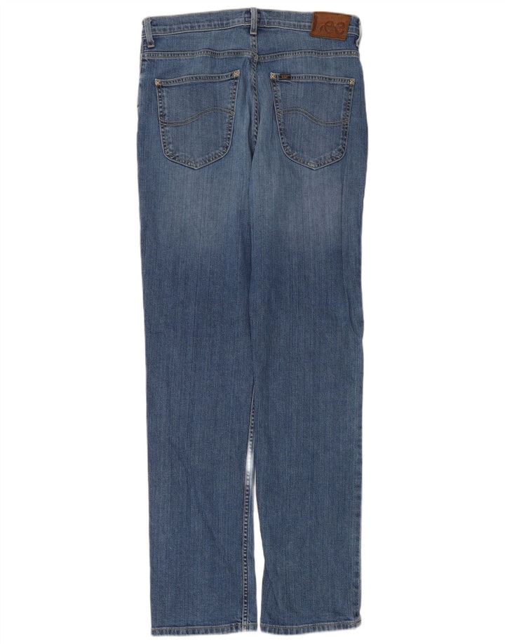 Jeans dritti Brooklyn da donna Lee W33 L34 cotone blu