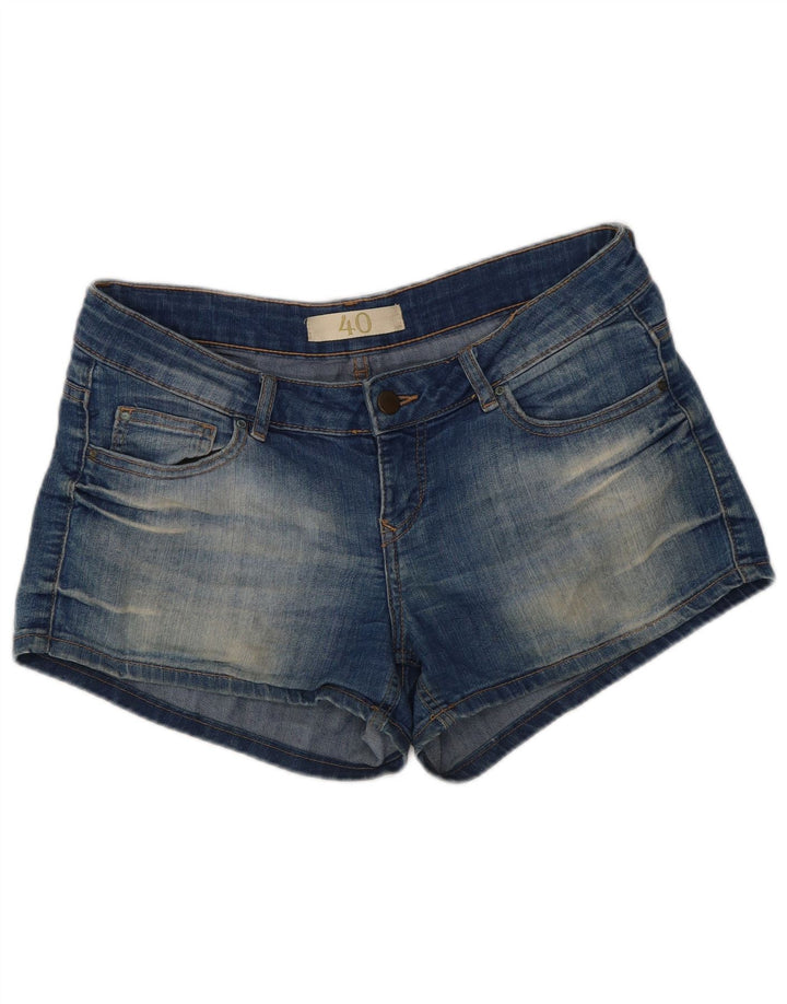 Pantaloncini di jeans da donna Zara EU 40 medi W30 cotone blu
