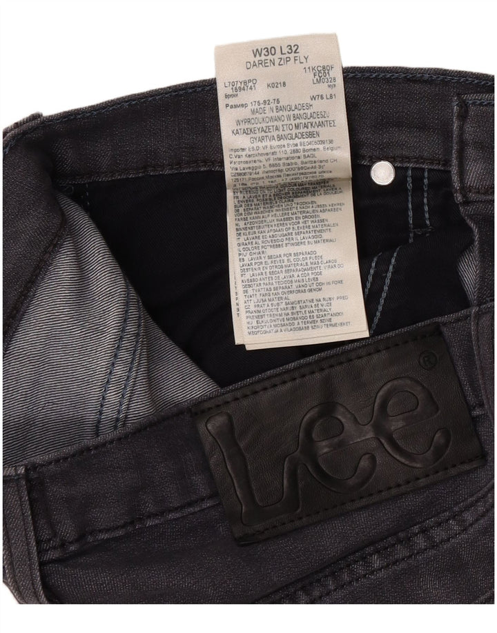 Jeans Lee Daren Zip Fly Slim da donna W30 L32 cotone grigio