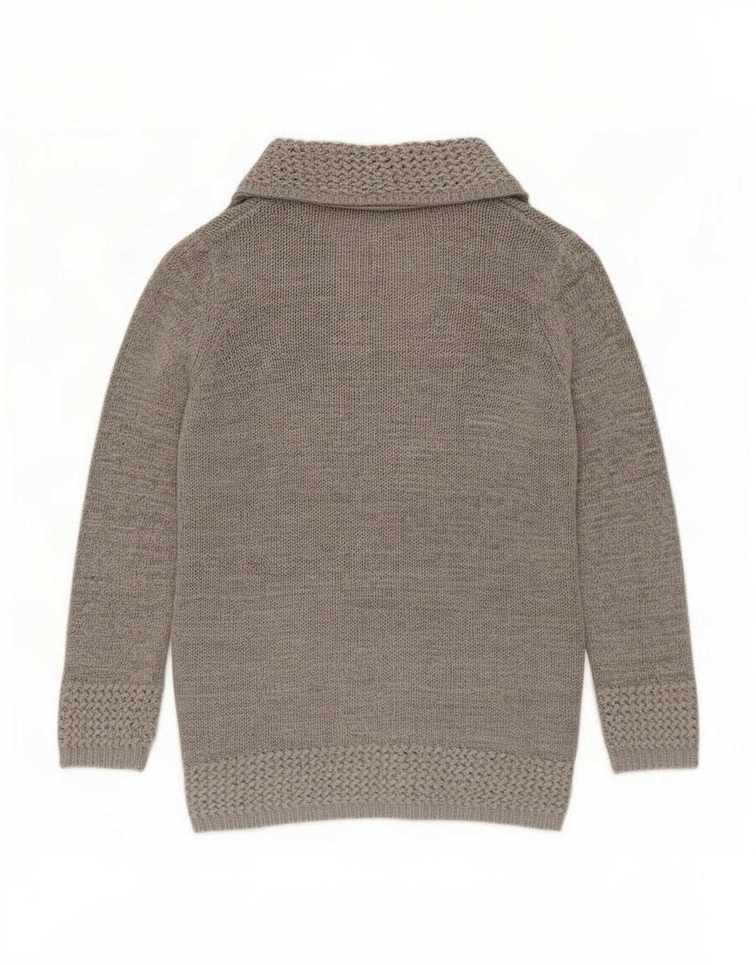Maglione cardigan aperto classico da donna Marks & Spencer UK 16 grande grigio