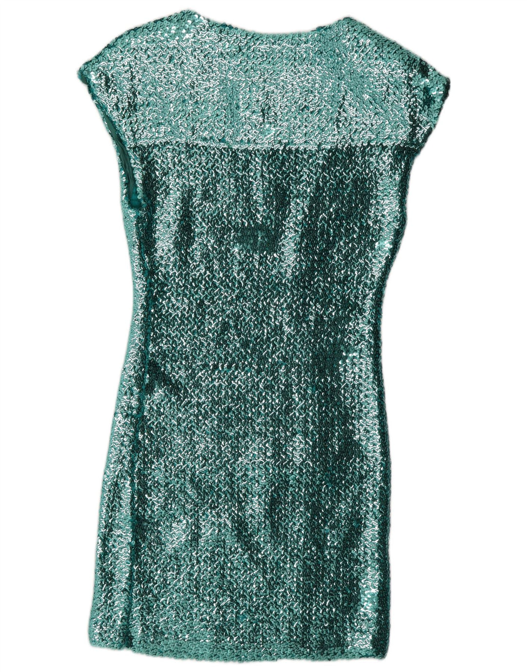 Abito tubino vintage da donna UK 10 piccolo verde