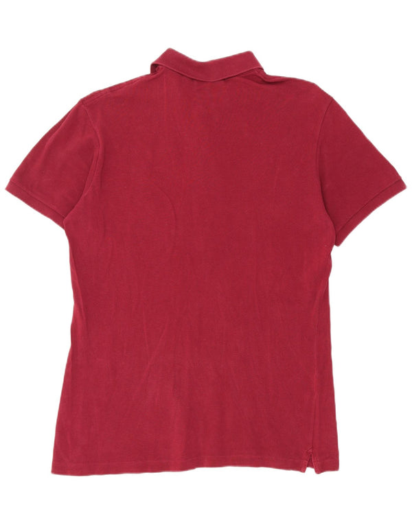 Polo da uomo slim fit Lacoste taglia 5 grande in cotone bordeaux