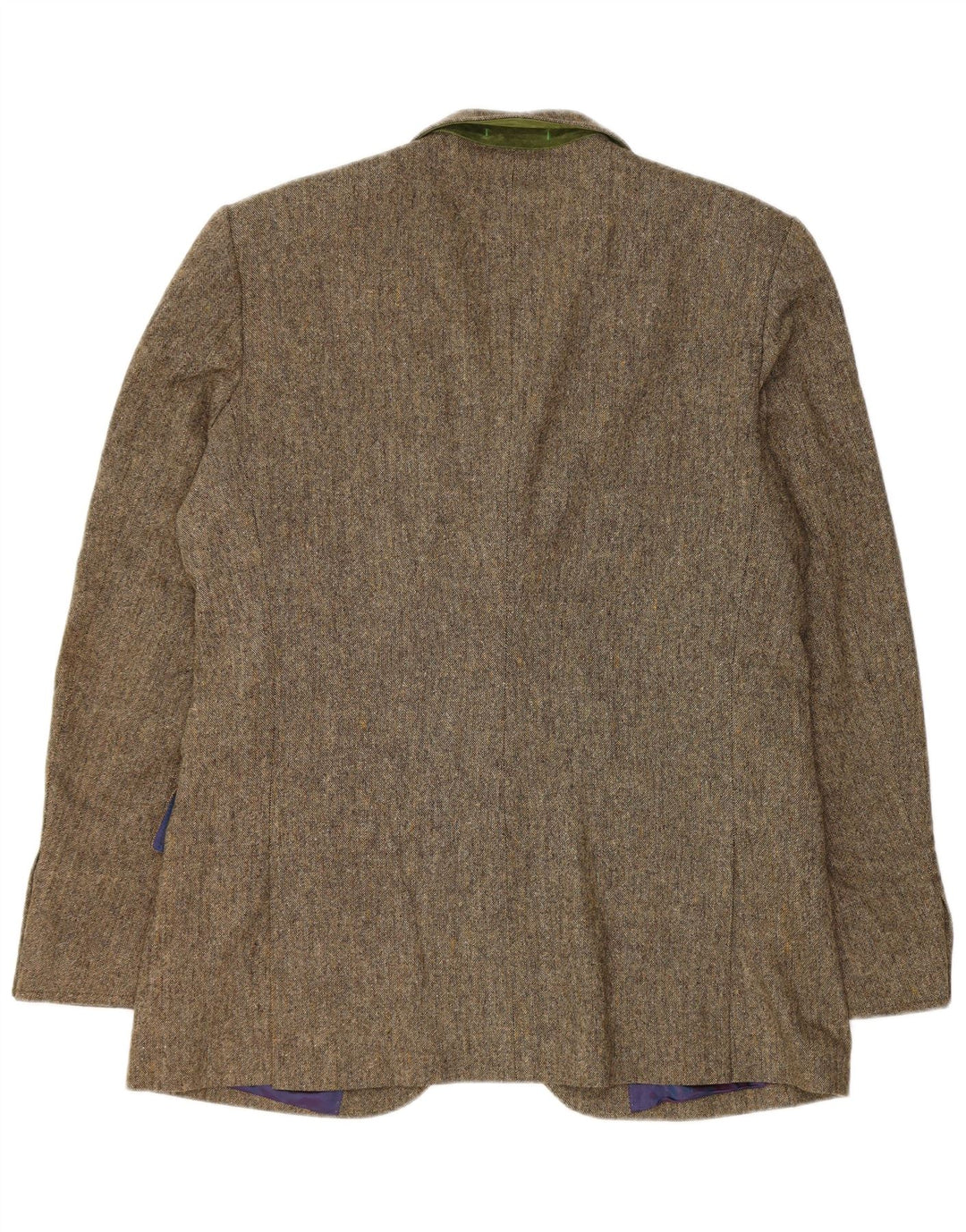 Giacca blazer da uomo a 2 bottoni Ted Baker taglia 5 XL poliestere marrone