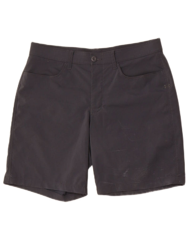Pantaloncini casual da uomo Under Armour Heat Gear W32 poliestere grigio medio