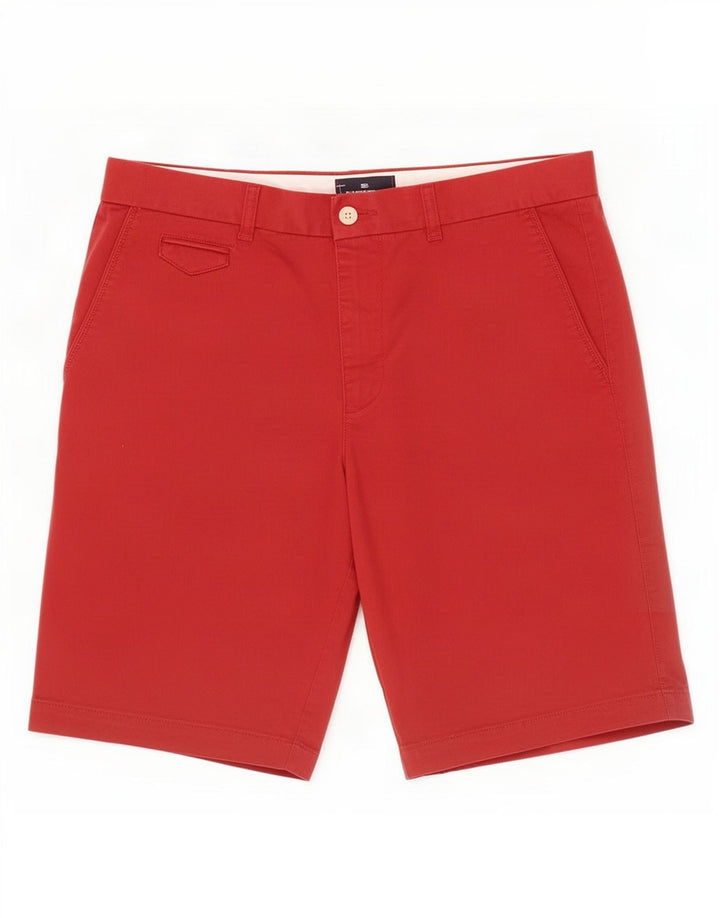Pantaloncini chino da uomo Blue Harbour grandi W34 in cotone rosso