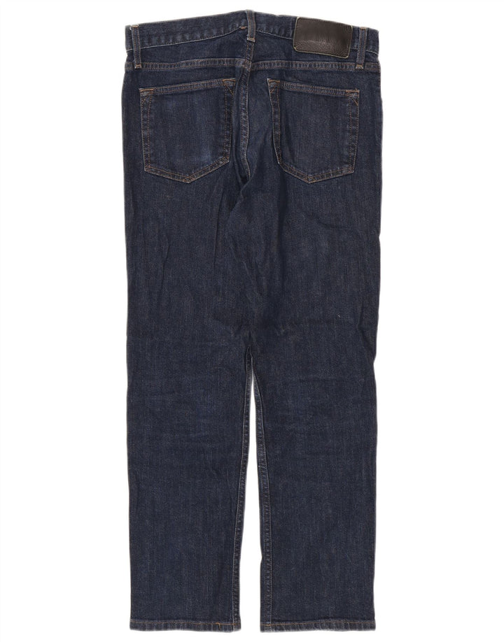 Jeans dritti da uomo EDDIE BAUER W30 L27 cotone blu navy