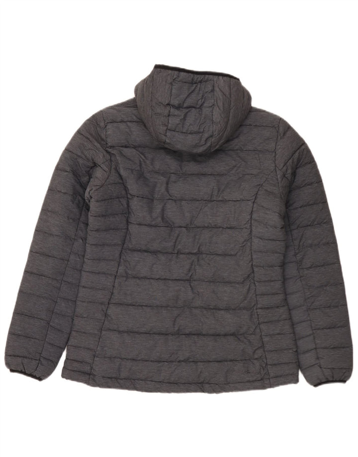 Giacca imbottita con cappuccio da donna MC Kinley UK 14 Poliammide grigio medio