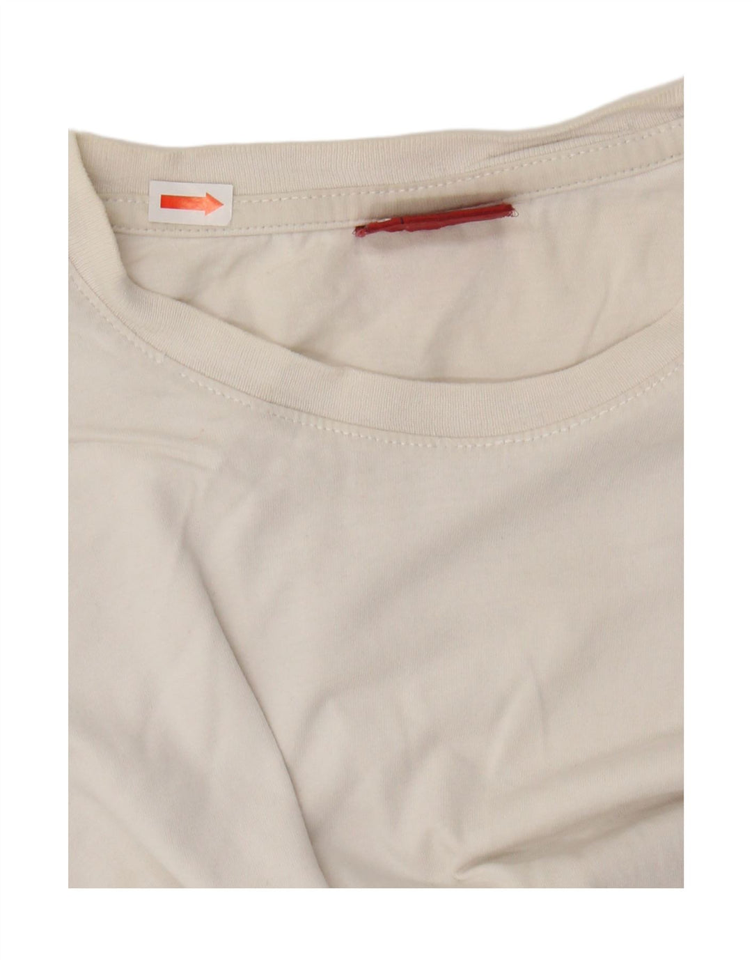 LEVI'S Womens T-Shirt Top UK 14 Medium White Cotton