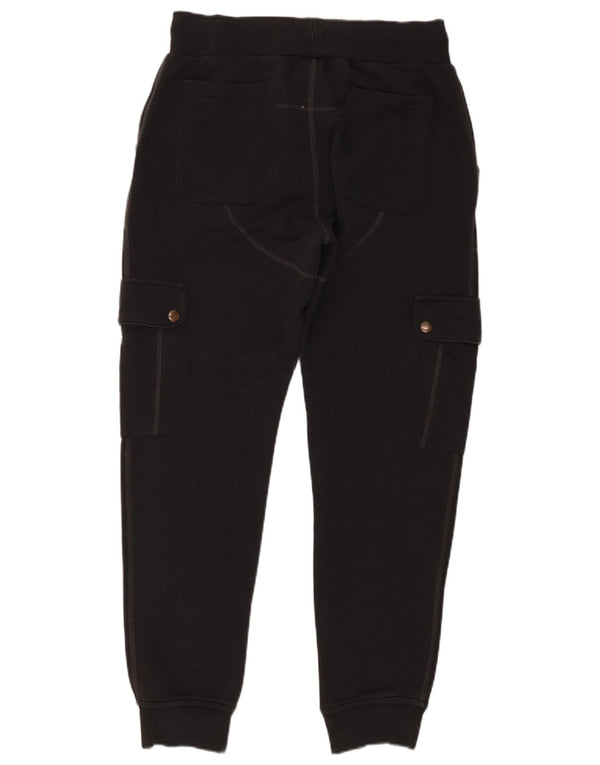 Pantaloni da tuta da uomo Adidas Cargo Joggers piccoli in cotone nero