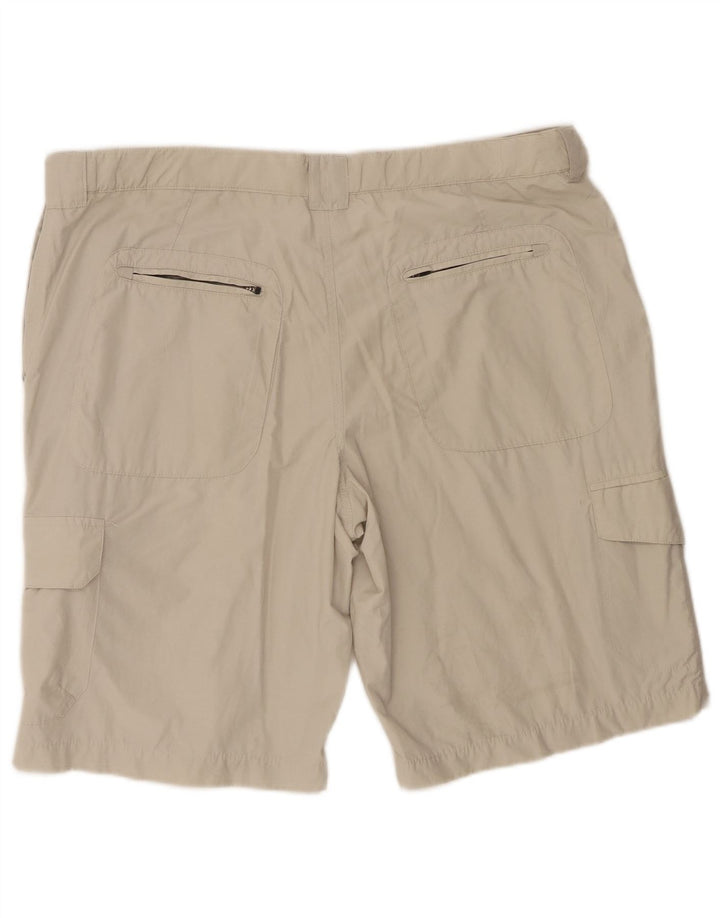 Pantaloncini cargo da uomo Marks & Spencer W40 XL in cotone beige