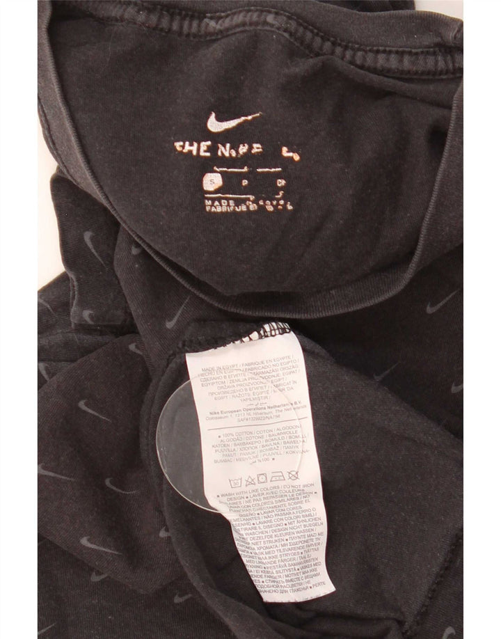 T-shirt grafica da uomo Nike Top Small in cotone nero